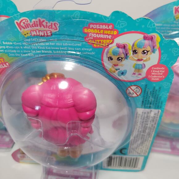 3 Kindi Kids Minis Lippy Lulu, Rainbow Kate, and Pirouetta Sealed Toys New - Picture 6 of 6